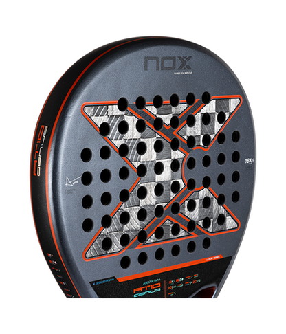 Pala de pádel NOX AT10 Genius 18K 2025 Agustín Tapia